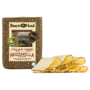 Queso Mozzarella Con Hierbas Italianas Boar's Head, Lb