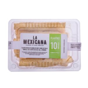 Flauta de Pollo Congelada La Mexicana 300 Gr