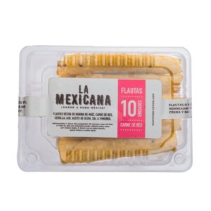 Flauta de Res Congelada La Mexicana 300 Gr