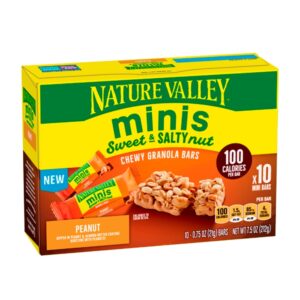 Barra De Granola Mini Sweet & Salty Peanut Nature Valley 10 Und/Paq