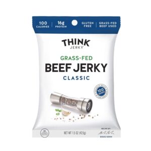 Snack De Carne Clásico Sin Gluten Think Jerky 1 Onz