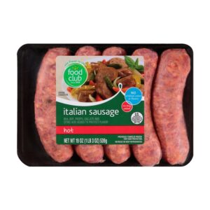 Salchicha Italiana Picante Food Club 16 Onz