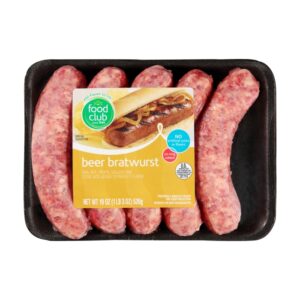 Salchicha Beer Bratwurst Food Club 19 Onz