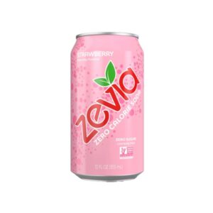 Refresco Sin Azucar Sabor Cola Fresa Zevia 12 Onz