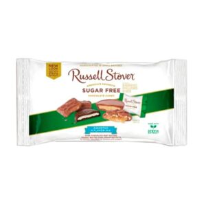 Caramelos Cubiertos de Chocolate Sin Azúcar Russell Stover 3 Onz