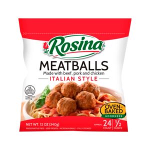 Albóndigas De Carne De Res Estilo Italiano Rosina 12 Onz