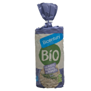 Tortitas De Arroz Integral Con Aceite De Romero Bicentury 130 Gr