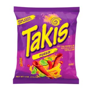 Tortilla Chips Takis Fuego 4 Onz