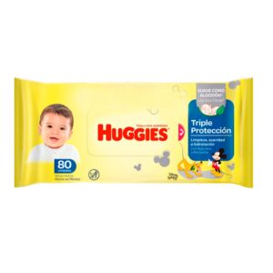 Toallitas Húmedas Para Bebé Triple Protección Huggies 80 Und/Paq