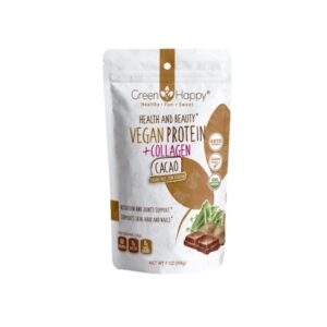 Proteína Vegana con Colágeno y Batido de Cacao Green and Happy 198 Gr