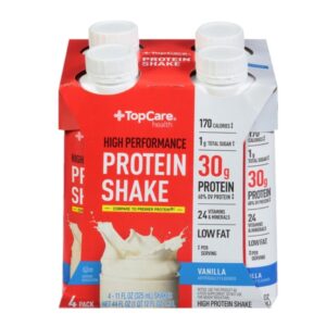 Batido de Proteína Sabor Vainilla Top Care 4 Und/Paq 11 Onz