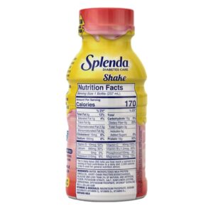 Batido Sabor Fresa Banana Sin Azúcar Splenda 8 Onz