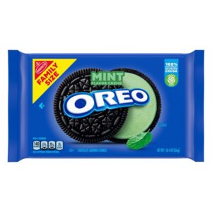 Galletas Rellenas de Menta Oreo 17 Onz