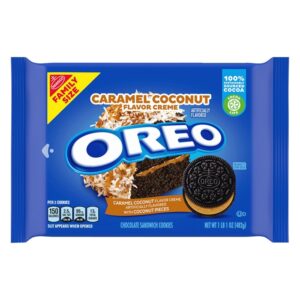 Galletas Rellenas de Caramelo y Coco Oreo 17 Onz