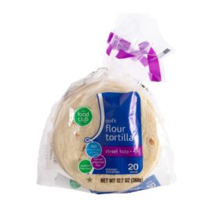 Tortilla de Trigo Street Taco Food Club 20 Und/Paq