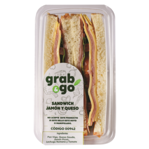 SANDWICH JAMON Y QUESO FRIO