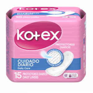 Protectores Intimos Kotex regular 15 uds.