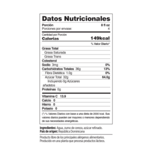 JUGO WALA CEREZA 32 OZ