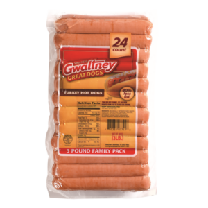 SALCHICHAS GWALTNEY HOT DOG TURKEY 24/1