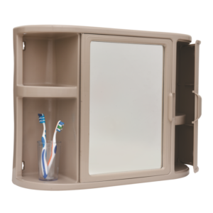 GABINETE BAÑO RIMAX C/ESPEJO CREMA 7316