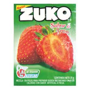 JUGO EN POLVO ZUKO FRESA 25 GR