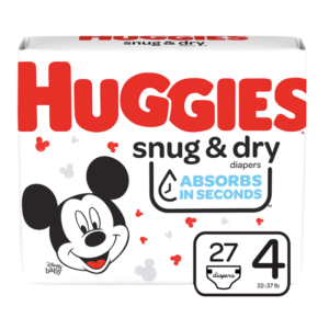 Pañal Huggies Snug&Dry E4 JUMBO 27 UN