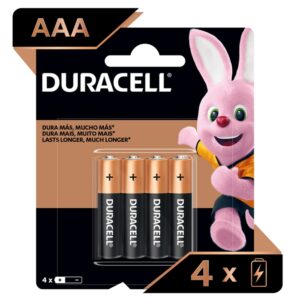Pila Alcalina AAA Duracell 4 Und/Paq