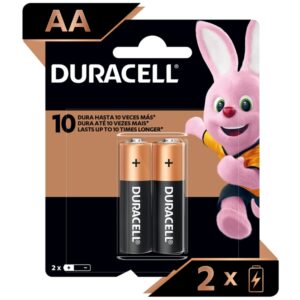 Pila Alcalina AA Duracell 2 Und/Paq