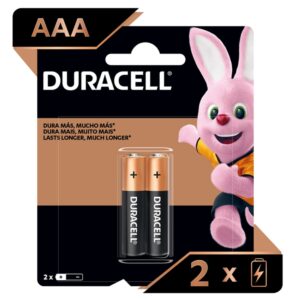 Pila Alcalina AAA Duracell 2 Und/Paq