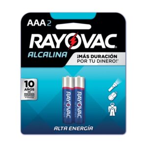 Pila Alcalina AAA Rayovac 2 Und/Paq
