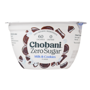 yogurt chobani milk cookie zero s 53 oz