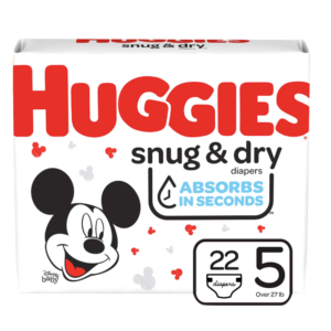 Pañal Huggies Snug&Dry E5 JUMBO 22 UN
