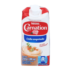 leche evaporada carnation uht 318 g