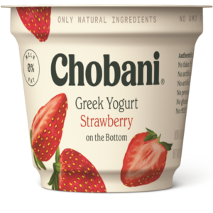 YOGURT CHOBANI GREEK STRAW 5.3 OZ