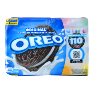 galletas dulces oreo regular 12 und