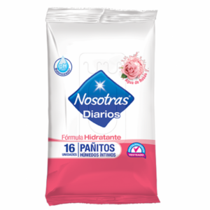 Pañitos intimos Nosotras Agua D Ros 16 Uds.