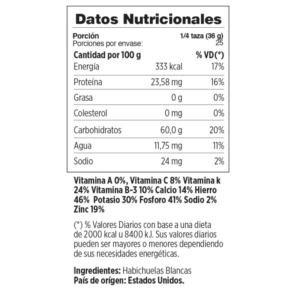 habichuela blanca wala 800 gr