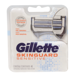 REPUESTO GILLETTE SKINGUARD SENSITIVE REP 4 UDS