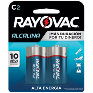 Pilas Rayovac Alkaline 814-2 C 2 Uds