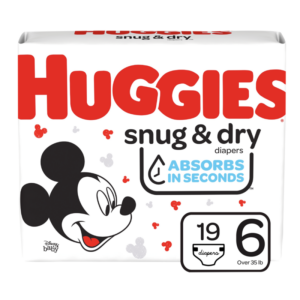 Pañal Huggies Snug&Dry E6 JUMBO 19 UN