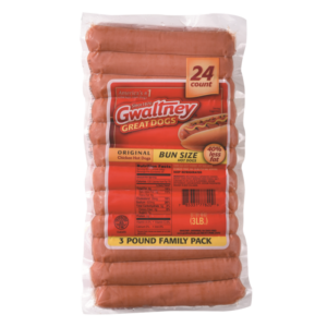 SALCHICHAS GWALTNEY HOT DOG ORIGINAL 24/1