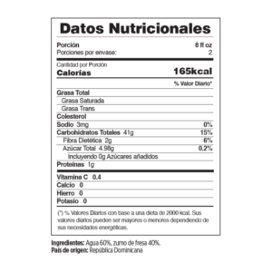 JUGO WALA FRESA 32 OZ