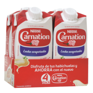 LECHE EVAPORADA CARNATION 318G 4PACK