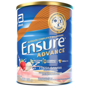 SUPLEMENTO ENSURE ADVANCE FRESA BANANA 850 GR