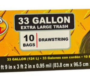 Funda Basura Ruffies 33gl Drawstring 10 Uds.