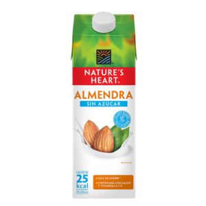 Bebida natures heart Almendras Sin azúcar 32 oz