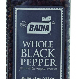 pimienta negra badia entera 16 oz