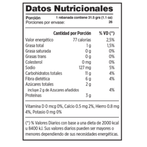 Pan Blanco Wala Viga Med 820 G