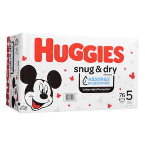 Pañal Huggies Snug&Dry E5 GIGA 68 UN