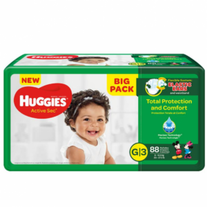pañales huggies active sec gde/s3 Big Pack 86 uds.